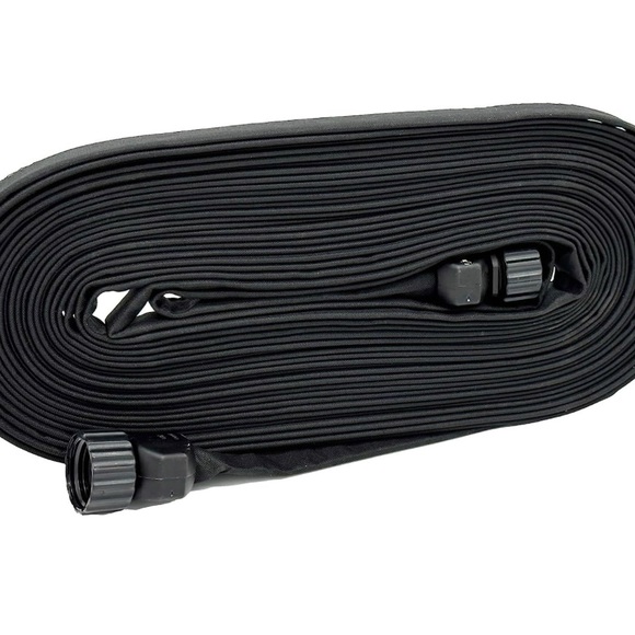 Rocky Mountain Goods Flat Soaker Hose 25 ft - Heavy Duty Double Layer Design - Picture 1 of 7